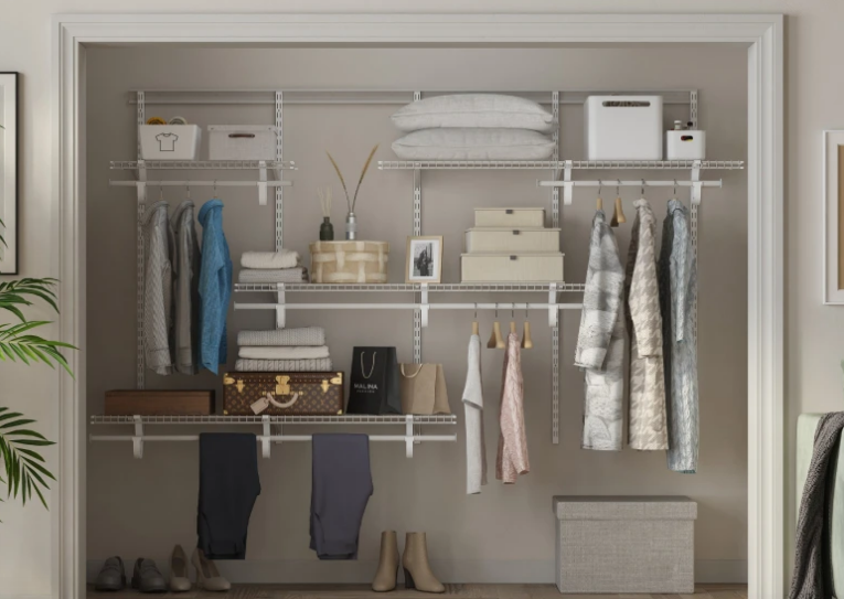 Tame Closet Chaos with a Closet Wire Shelf Organizer