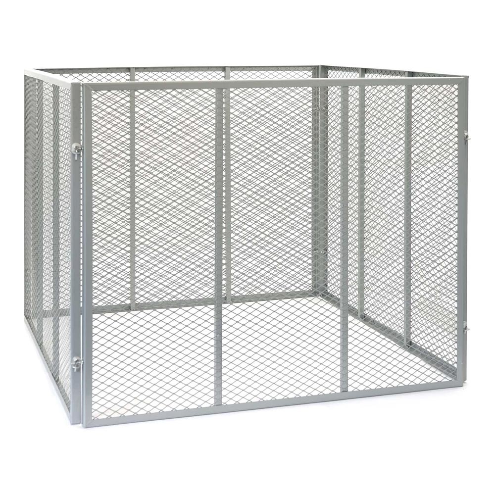 Containing Leaves with Chicken Wire Leaf Compost