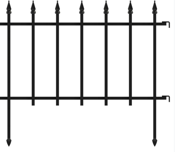 Rustic Garden Border Fence Charm Rustic Garden Border Fence Charm