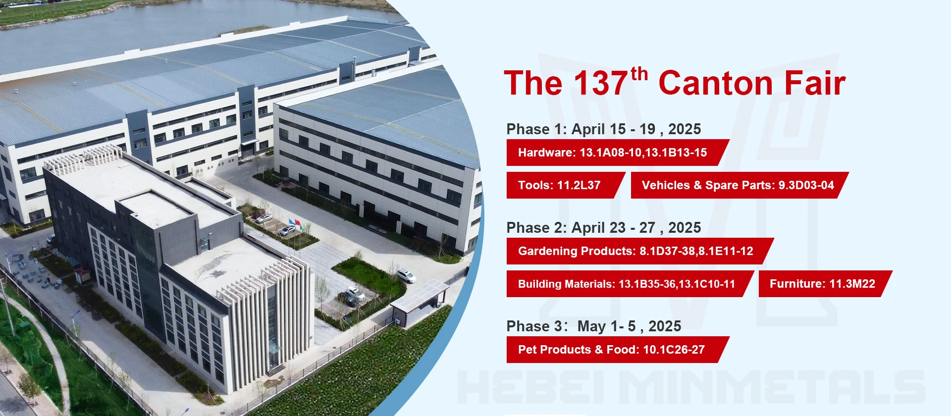 Hebei Minmetals Co., Ltd. at the 137th Canton Fair – Meet Us in 2025!