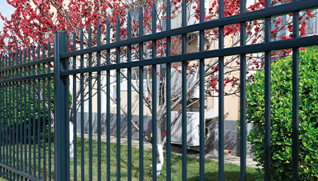 metal gate posts