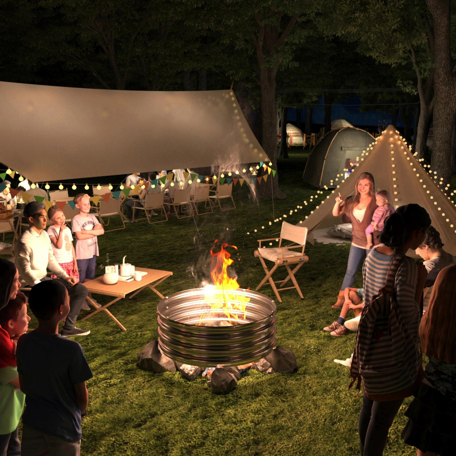 Multi-functional Outdoor Fire Pit: The Perfect All-Season Companion for Your Garden