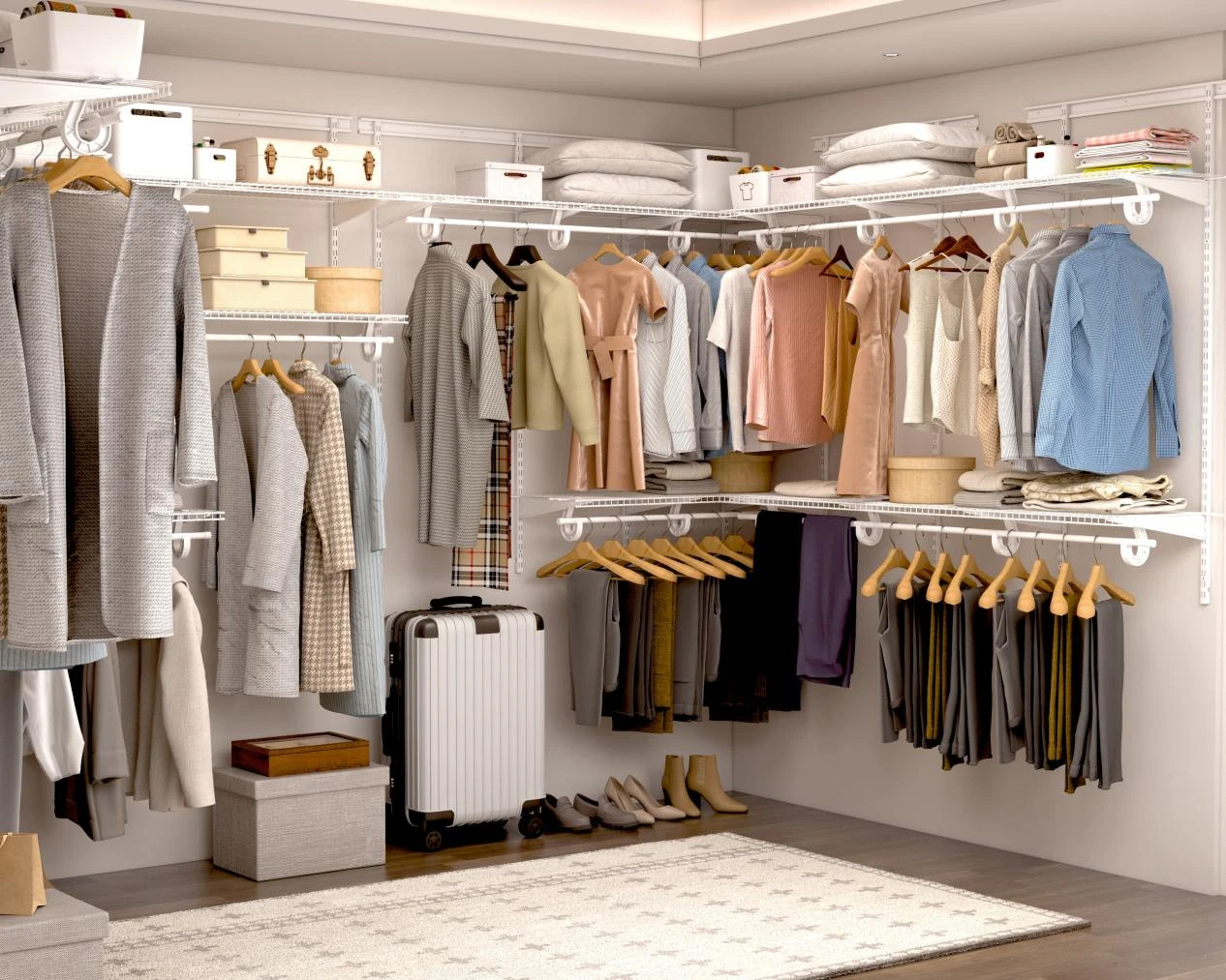 Characteristics and Installation of Metal Closet Shelving Systems
