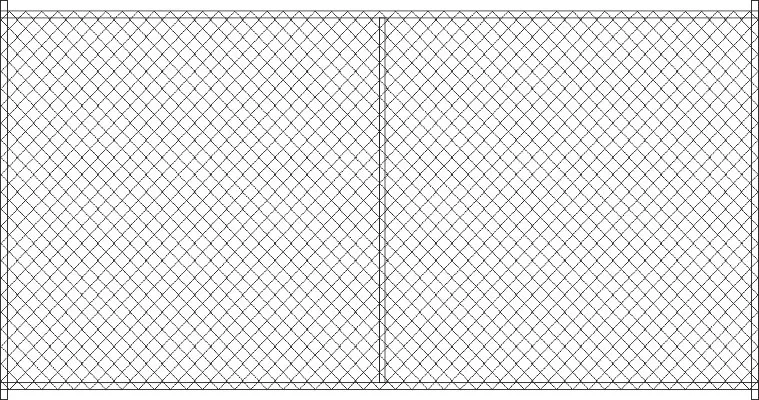 chain link fence gate brackets