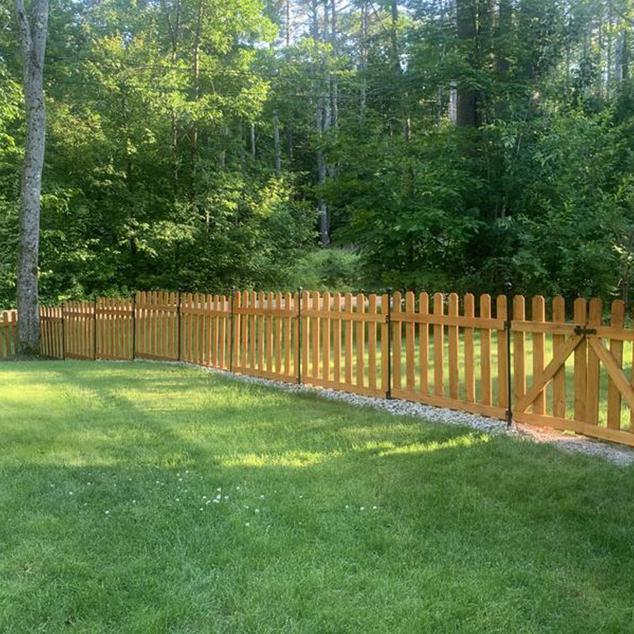white vinyl fence 6 x 8
