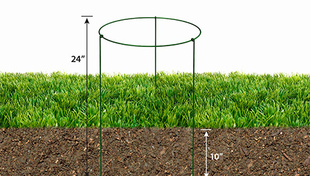 round galvanized fence post