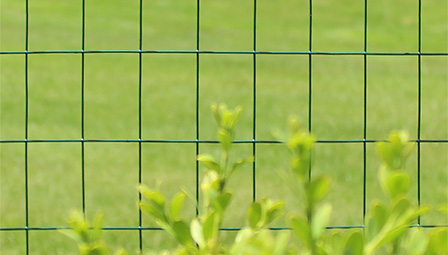 farm fence with wire mesh