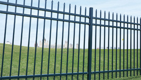 steel panel privacy fence