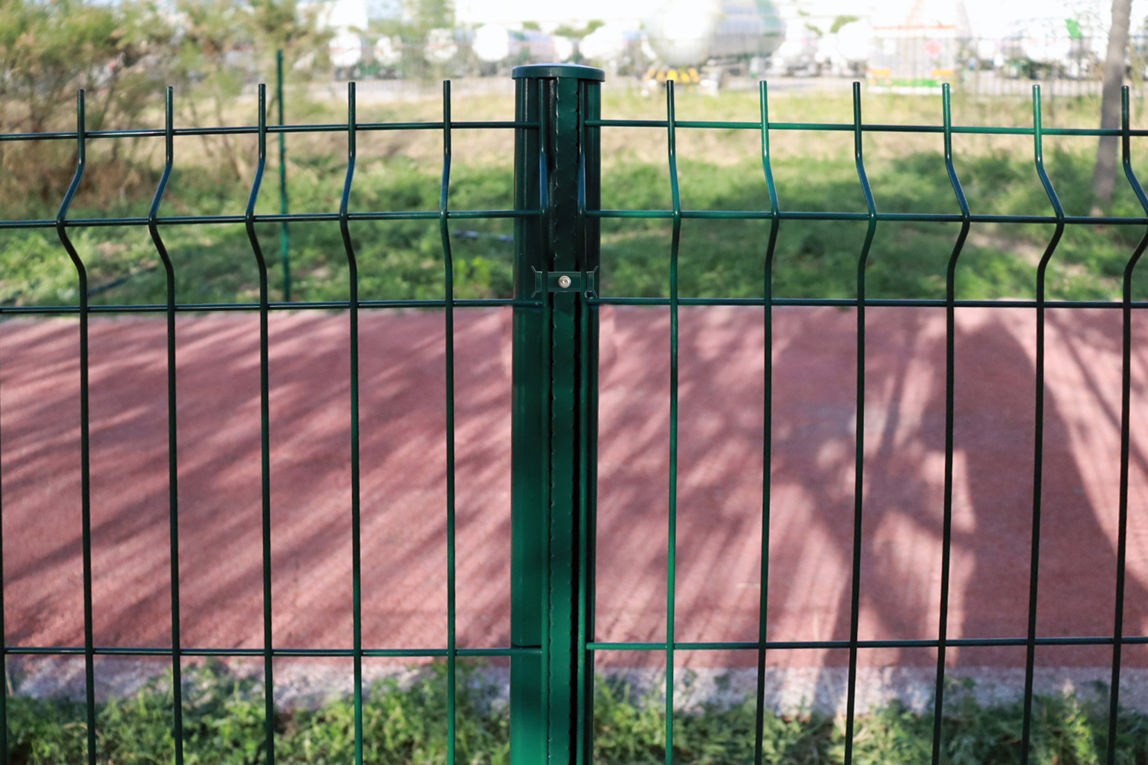 flat razor wire fence