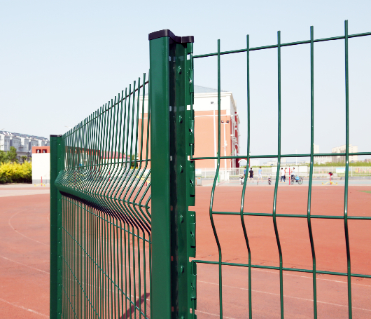 black metal gate post